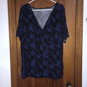 Lane Bryant 22/24 drape waist top
